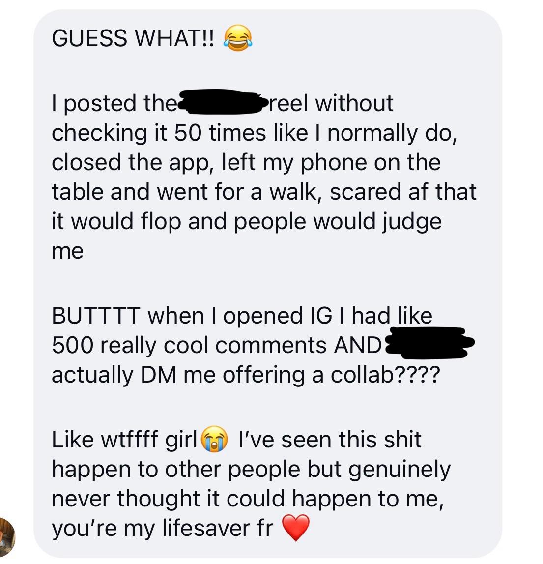 Client message